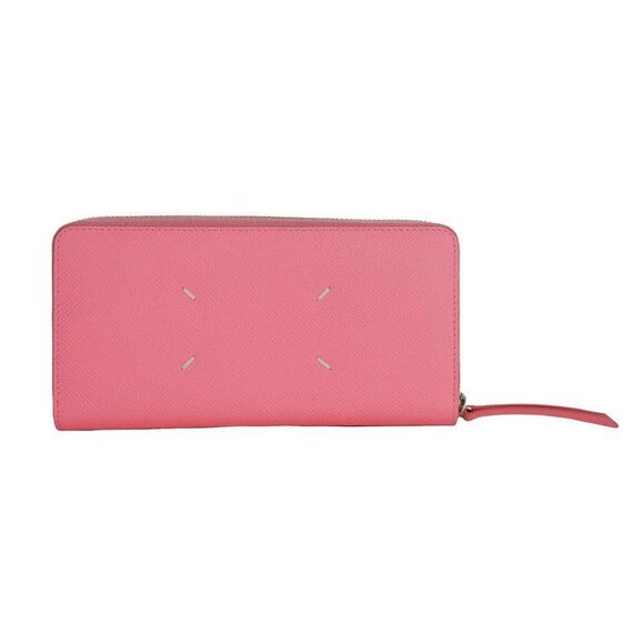 Maison Martin Margiela wallet pink 財布 Buy Maison Margiela Pink Four Stitch Wallet in Leather For Women